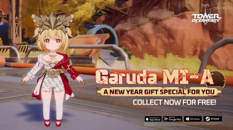 Tower of Fantasy Memberikan Skin Mi-a Yang Berlambangkan Garuda Tower of Fantasy Memberikan Skin Mi-a Yang Berlambangkan Garuda