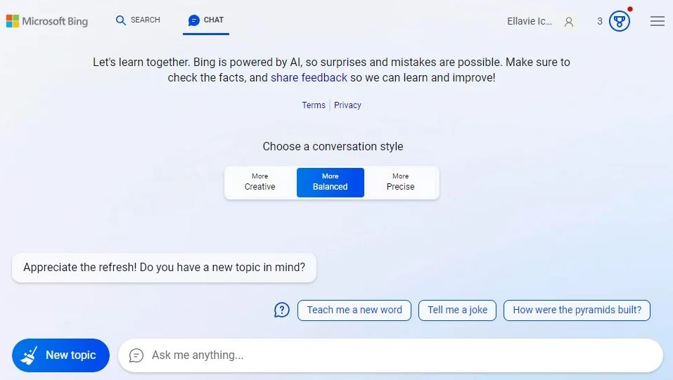 Mengenal Bing Chat Dengan Beragam Fiturnya