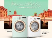 Hisense Meluncurkan Mesin Cuci Front Load Bergaya Retro: Seri Roman Holiday