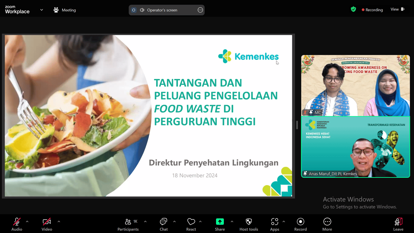 Seminar Peningkatan Profesionalisme Kesehatan Lingkungan di UIN Jakarta 2024 Seminar Peningkatan Profesionalisme Kesehatan Lingkungan di UIN Jakarta 2024