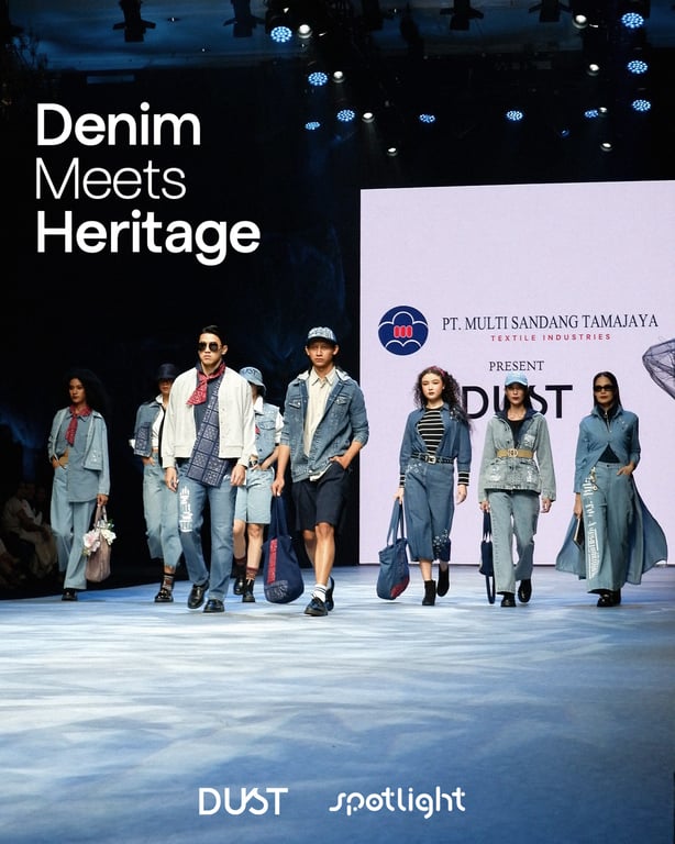 DUST Presenting DENIM MEETS HERITAGE – A Fusion of Fashion and Art at SPOTLIGHT INDONESIA 2024 DUST Presenting DENIM MEETS HERITAGE – A Fusion of Fashion and Art at SPOTLIGHT INDONESIA 2024