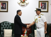 Menteri Pertahanan RI Sambut Kunjungan KASAL India untuk Diskusikan Peningkatan Teknologi Pertahanan