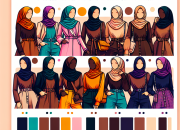 Warna Jilbab yang Cocok untuk Baju Coklat Tua
