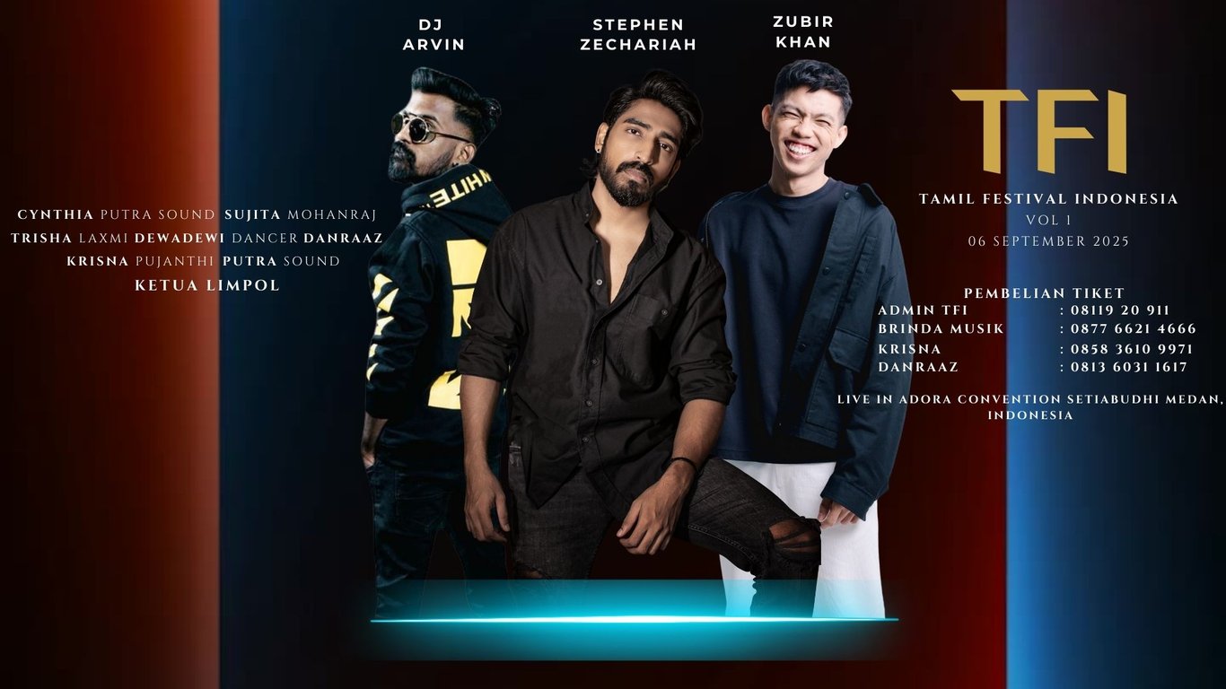 Kembalinya Cynthia Putra Sound dan Kehadiran Ketua Limpol di Festival Tamil Indonesia 2025