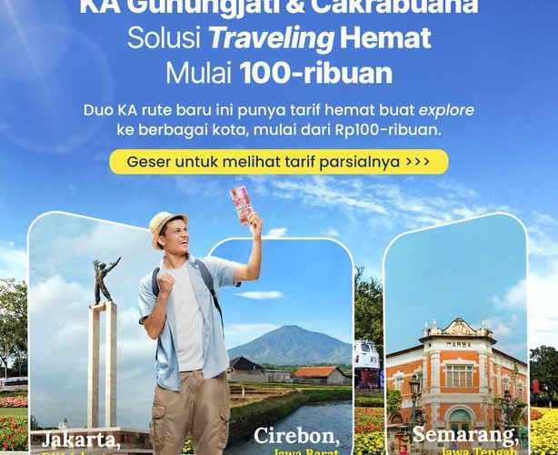 Solusi Hemat Traveling: KAI Daop 1 Jakarta Luncurkan Tarif Parsial untuk KA Gunungjati dan Cakrabuana