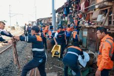KAI Daop 1 Jakarta and KCI Regulate Land Abang–Duri Railway Area for Safety and Order