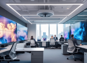 Implementasi Sistem AV Crestron untuk Mendorong Desain Kantor Ergonomis dan Estetis dalam Meningkatkan Produktivitas dan Kenyamanan Kerja