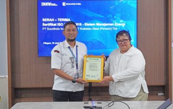 Krakatau Steel Mendapatkan ISO 50001 untuk Sistem Manajemen Energi, Menjadi yang Pertama dan Satu-Satunya di Cilegon