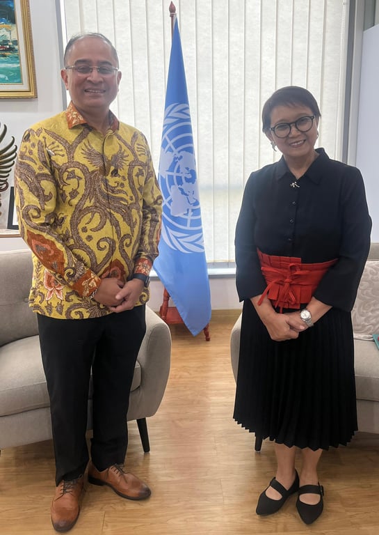 Dubes Sandeep dan Retno Marsudi Diskusikan Diplomasi Air Global: Fokus pada Keberhasilan Swachh Bharat dan Jal Jeevan Mission