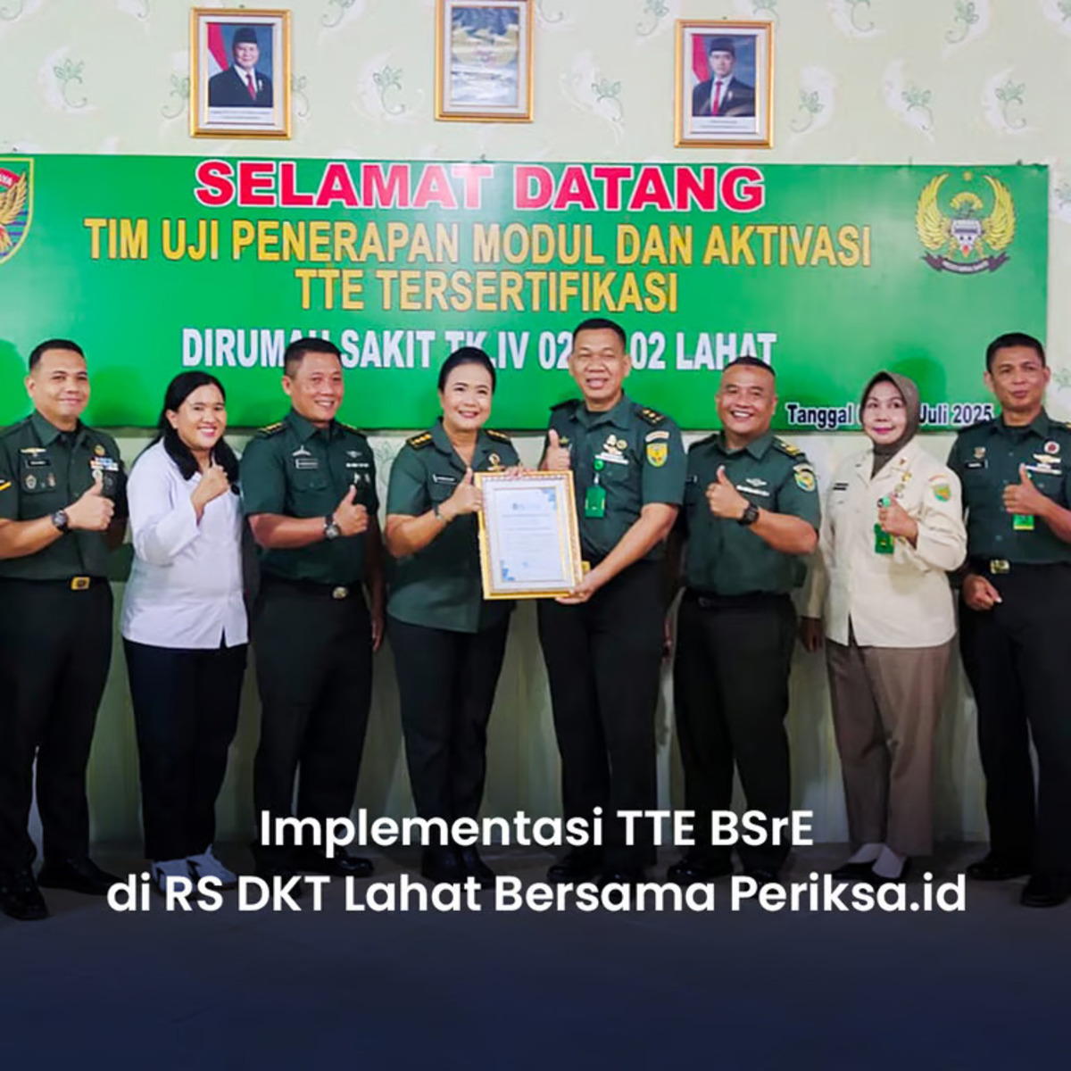 Periksa.id Berhasil Membantu RS DKT Lahat Menerapkan TTE BSrE Periksa.id Berhasil Membantu RS DKT Lahat Menerapkan TTE BSrE