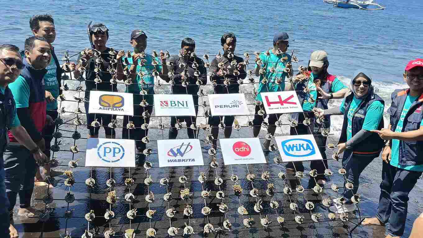 PTPP Tanam 2.500 Bibit Terumbu Karang di Banyuwangi; Wujud Nyata Komitmen Lestarikan Ekosistem Laut Indonesia PTPP Tanam 2.500 Bibit Terumbu Karang di Banyuwangi; Wujud Nyata Komitmen Lestarikan Ekosistem Laut Indonesia