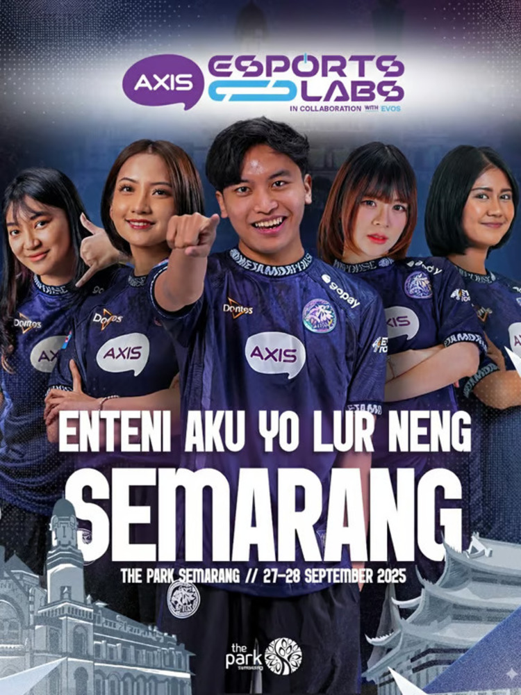 AXIS dan EVOS Datang ke Semarang! Dorong Ekosistem Esports di Semarang Melalui AXIS Esports Labs AXIS dan EVOS Datang ke Semarang! Dorong Ekosistem Esports di Semarang Melalui AXIS Esports Labs