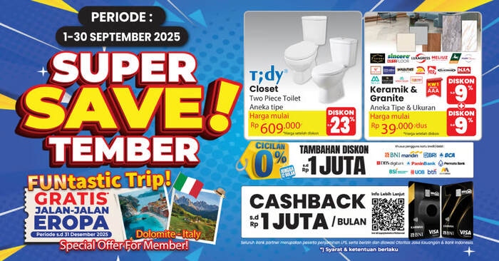 Mitra10 Hadirkan Diskon Besar-Besaran di Bulan September
