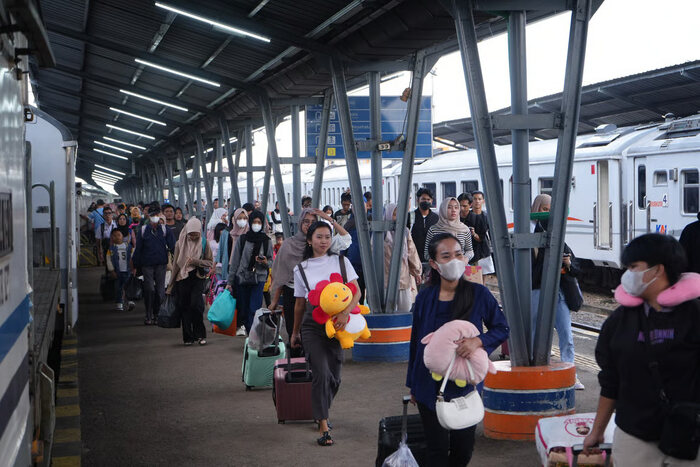 Libur Maulid Nabi: 15.465 Orang Gunakan Kereta Api, Stasiun Kertapati Paling Ramai