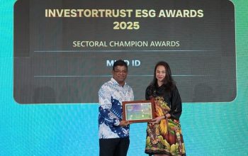 MIND ID Raih Penghargaan ESG Berkat Efisiensi Energi dan Komitmen Keberlanjutan