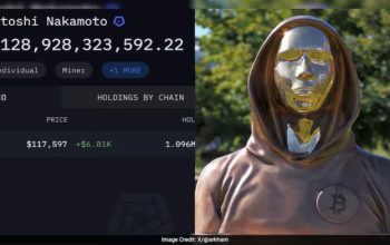 Nilai Kepemilikan Satoshi Menyusut  Miliar Setelah Bitcoin Jatuh dari Level Tertinggi Sepanjang Masa Nilai Kepemilikan Satoshi Menyusut  Miliar Setelah Bitcoin Jatuh dari Level Tertinggi Sepanjang Masa