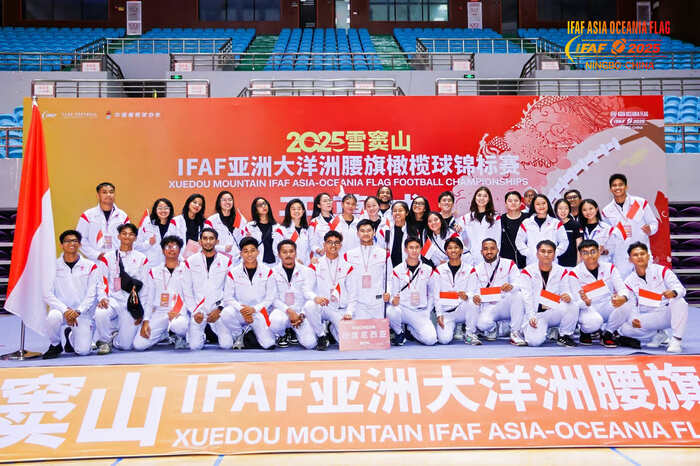 Timnas Flag Football Indonesia Ukir Prestasi di IFAF Asia–Oceania Championship 2025! Timnas Flag Football Indonesia Ukir Prestasi di IFAF Asia–Oceania Championship 2025!