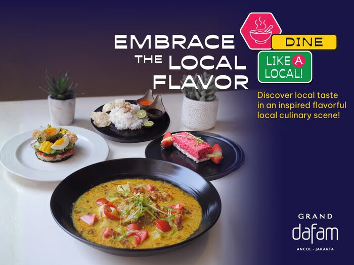 Grand Dafam Ancol Jakarta Hadirkan “Dine Like a Local” dengan Cita Rasa Lokal Indonesia Grand Dafam Ancol Jakarta Hadirkan “Dine Like a Local” dengan Cita Rasa Lokal Indonesia
