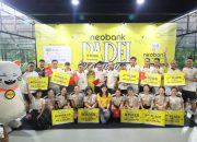 Gelaran Neobank Padel Tournament 2025 by Bank Neo Commerce Berlangsung Meriah, Perkuat Kolaborasi Antarkomunitas dan Semangat Hidup Sehat