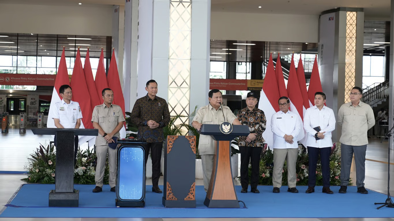 Presiden Prabowo Resmikan Stasiun Tanah Abang Baru, PTPP Tegaskan Komitmen Dukung Modernisasi Transportasi Publik Presiden Prabowo Resmikan Stasiun Tanah Abang Baru, PTPP Tegaskan Komitmen Dukung Modernisasi Transportasi Publik