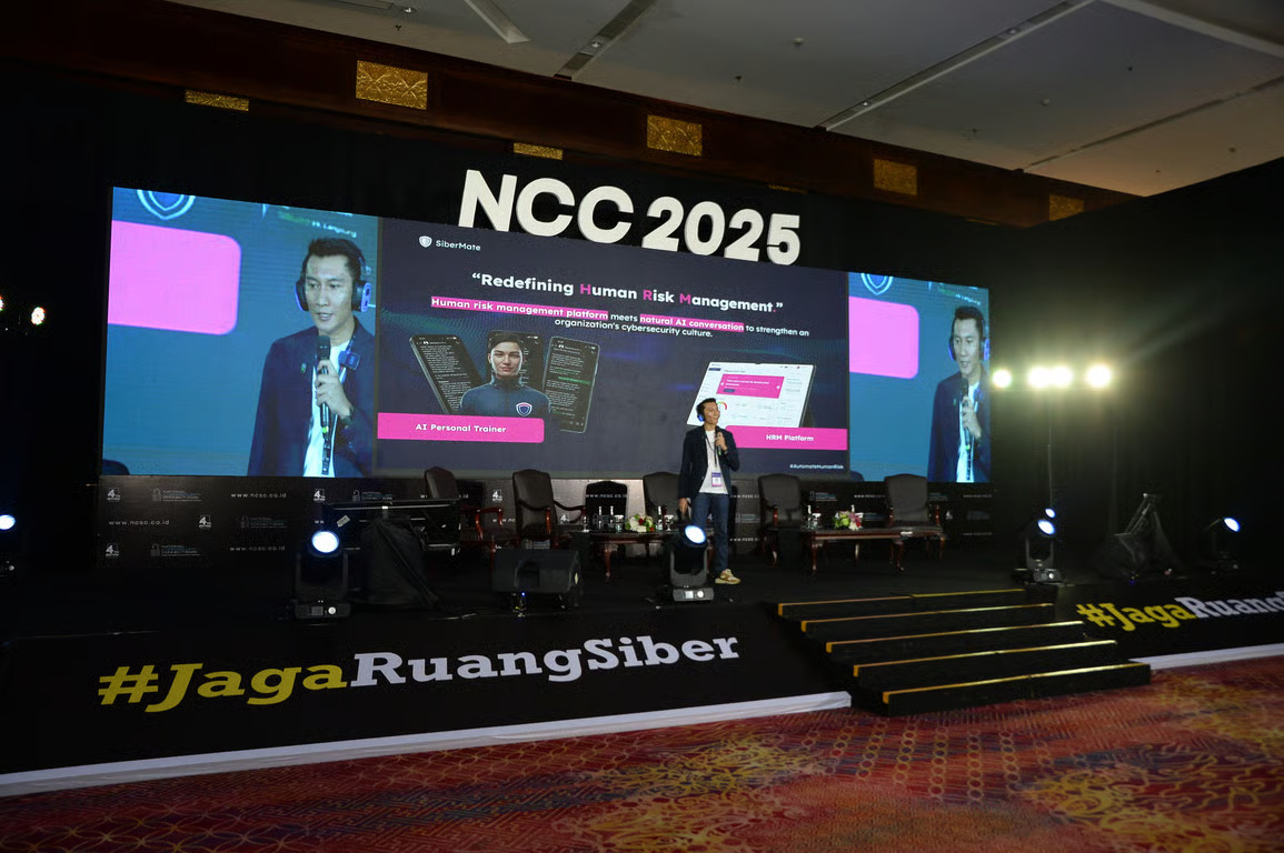 SiberMate Hadirkan AI Personal Trainer di NCSC 2025, Dorong Kesadaran Keamanan Siber Nasional
