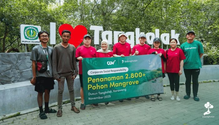 CGV Cinemas Indonesia Tanam Lebih dari 2.800 Mangrove di Karawang untuk Perkuat Ketahanan Pesisir