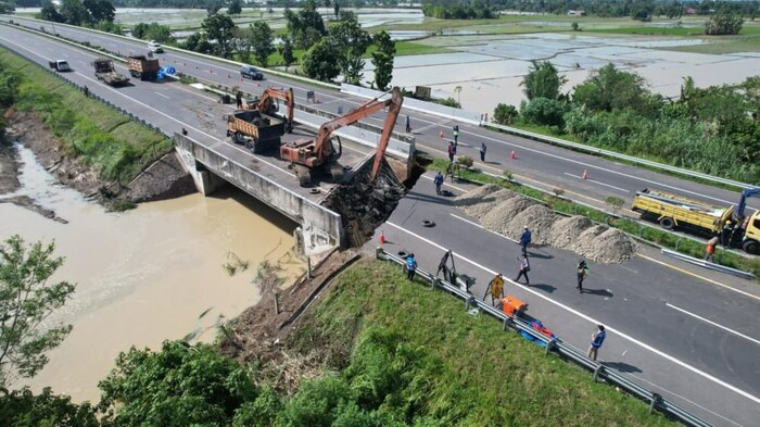 Terdampak Banjir, Jasa Marga Perbaiki Jalan Tol Medan-Kualanamu-Tebing Tinggi
