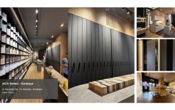 Showroom Material Finishing Interior AICA Terlengkap di Surabaya