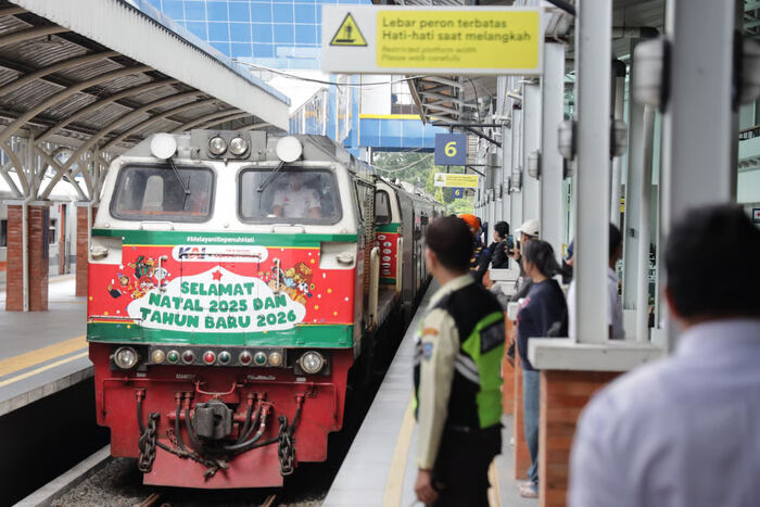 KAI Daop 2 Bandung Catat 5 KA Favorit Pelanggan Selama Angkutan Nataru 2025/2026